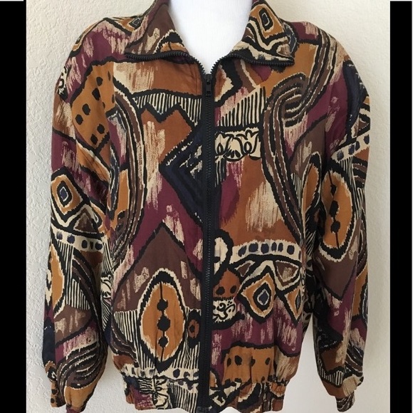 Silk pants wide leg pull on pants harem silk pants rust brown color size L - Picture 6 of 7